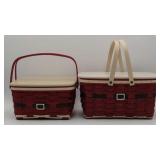 Longaberger Santa Belly Baskets