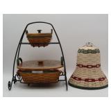 Longaberger Christmas Bell Baskets