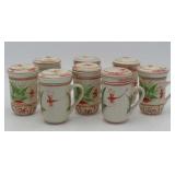 Bat Trang Dragonfly Tea Infuser Mugs