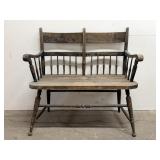 Plank Bottom Deacon's Bench