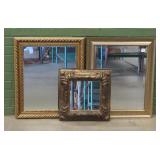 Gold Tone Framed Mirrors