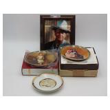 Knowles Collector Plates And John Wayne Print