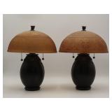 Quoizel Art Nouveau Style Table Lamps