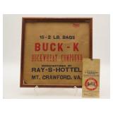 Buck-K Buckwheat Advertising Bags