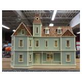 Victorian Style Wooden Dollhouse