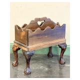 Carved Magazine Stand