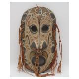 Painted Carved Wooden Mask