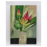 Nga Shop Vietnamese Floral Lacquer Panel