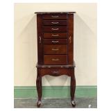 Seven Drawer Jewelry Armoire