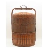 Asian Tiered Woven Wedding Basket