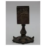 Greek Parthenon Pedestal Matchbox Holder