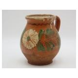 European Decorated Earthenware Vessel