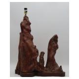 Natural Wood Root Table Lamp