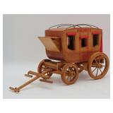 Wells Fargo Wooden Stagecoach Model