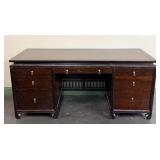 Chinese Style Rosewood Pedestal Desk