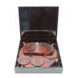 Lacquered Table Accessories In Matching Box
