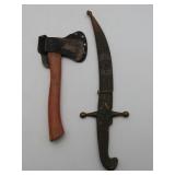 Plumb Hatchet And Decorative Dagger