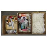 Sewing Notions And Fabric Assortment
