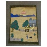 D. Estes Folk Art Tapestry