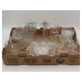 Clear Glass Tablewares And Candlesticks