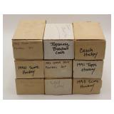 Boxed Sports Trading Card Collection
