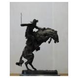 Bronco Buster Sculpture After Frederic Remington