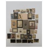 Antique Photographs And Hair Keepsakes