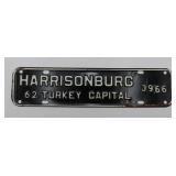 Harrisonburg Virginia Town Tag