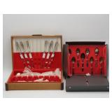 Rogers Silver Plated Flatware In Cases