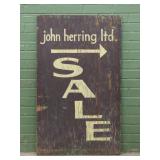 John Herring Ltd. Sale Sign