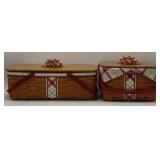 Longaberger Plaid Tidings Baskets