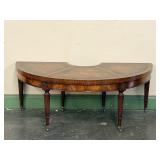 Leather Top Coffee Table