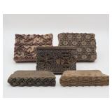 Wooden Textile Printing Blocks