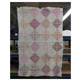 Diamond Pattern Patchwork Quilt
