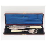 Cased Fish Serving Set