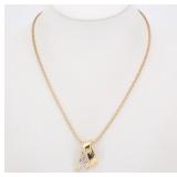 Yves Saint Laurent Rhinestone Necklace