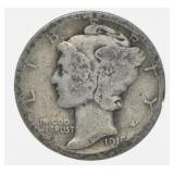 1918 Mercury Silver Dime
