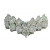 Platinum 3/4 ct Natural Brilliant Diamond Ring