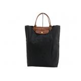 LONGCHAMP Black Pliage Folding Tote Bag