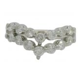 Platinum 1.00 ct Natural Brilliant Diamond Ring