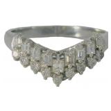 Platinum 1/3 ct Natural Brilliant VS Diamond Ring