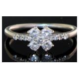 Platinum Brilliant 1/2 ct Natural Diamond Ring