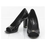 Chanel Open Toe Fashion Pumps Size 36 1/2
