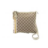 GUCCI GG Yellow Sherry Line Shoulder Bag