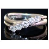 Platinum Natural 1/2 ct Brilliant Diamond Ring