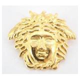 Versace Medusa Fashion Brooch