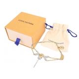 Louis Vuitton Essential V Swarovski Chain Bracelet
