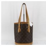 Louis Vuitton Monogram Bucket PM Tote Bag