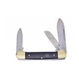 Hen & Rooster Buffalo Horn Gunboat Knife