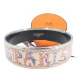 Hermes Enamel Bangle Bracelet